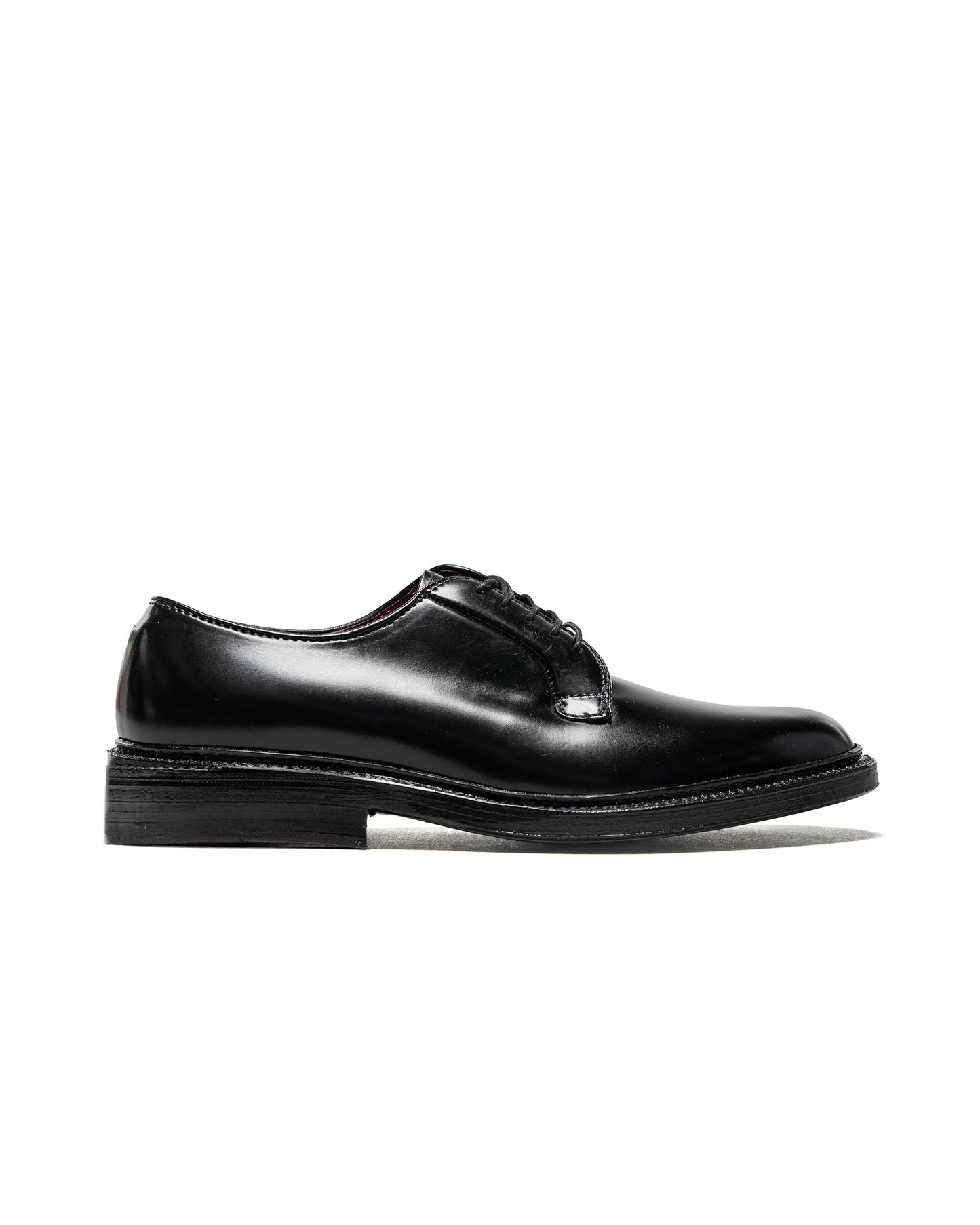 lost & found Alden Alden Plain Toe Blucher Black Shell Cordovan 9901