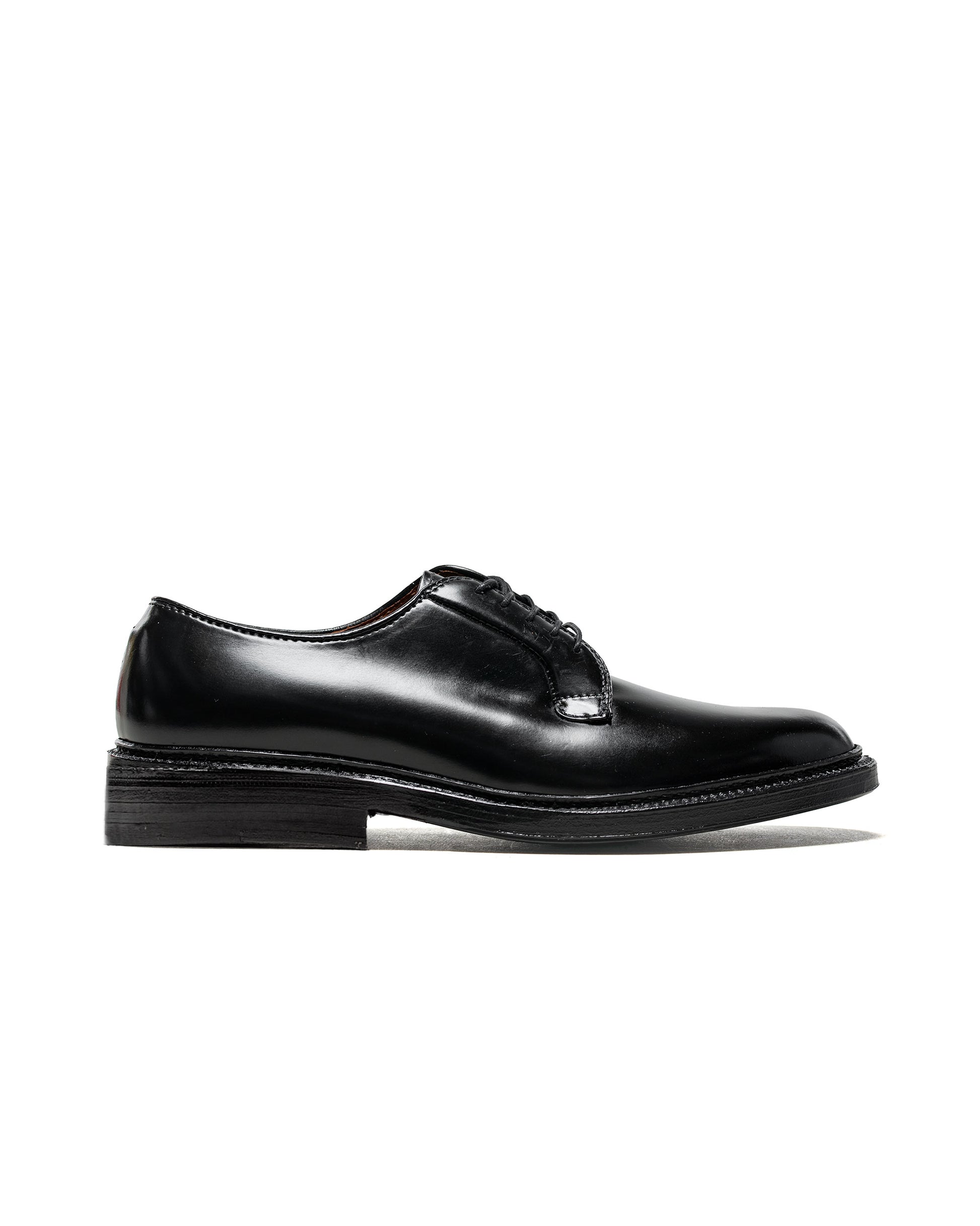 lost & found Alden Alden Plain Toe Blucher Black Shell Cordovan 9901