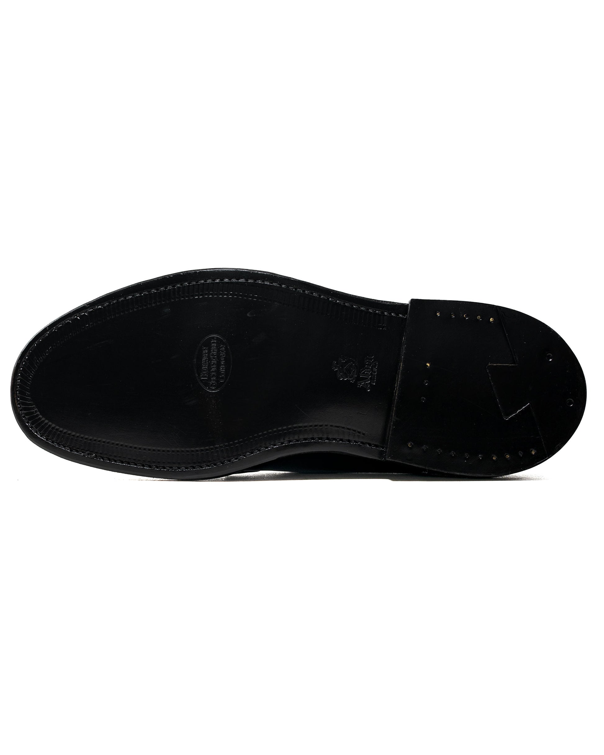 lost & found Alden Alden Plain Toe Blucher Black Shell Cordovan 9901