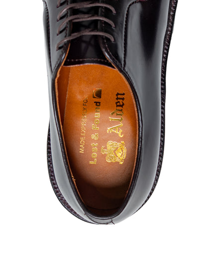 lost & found Alden Alden Plain Toe Blucher Colour 8 Shell Cordovan 990