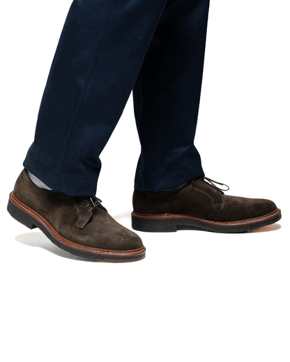 lost & found Alden Alden Plain Toe Blucher Loden Suede G2402