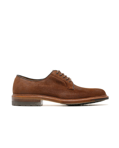 lost & found Alden Alden Plain Toe Blucher Reverse Tobacco Chamois 9474C