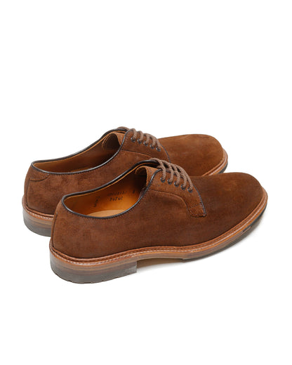 lost & found Alden Alden Plain Toe Blucher Reverse Tobacco Chamois 9474C