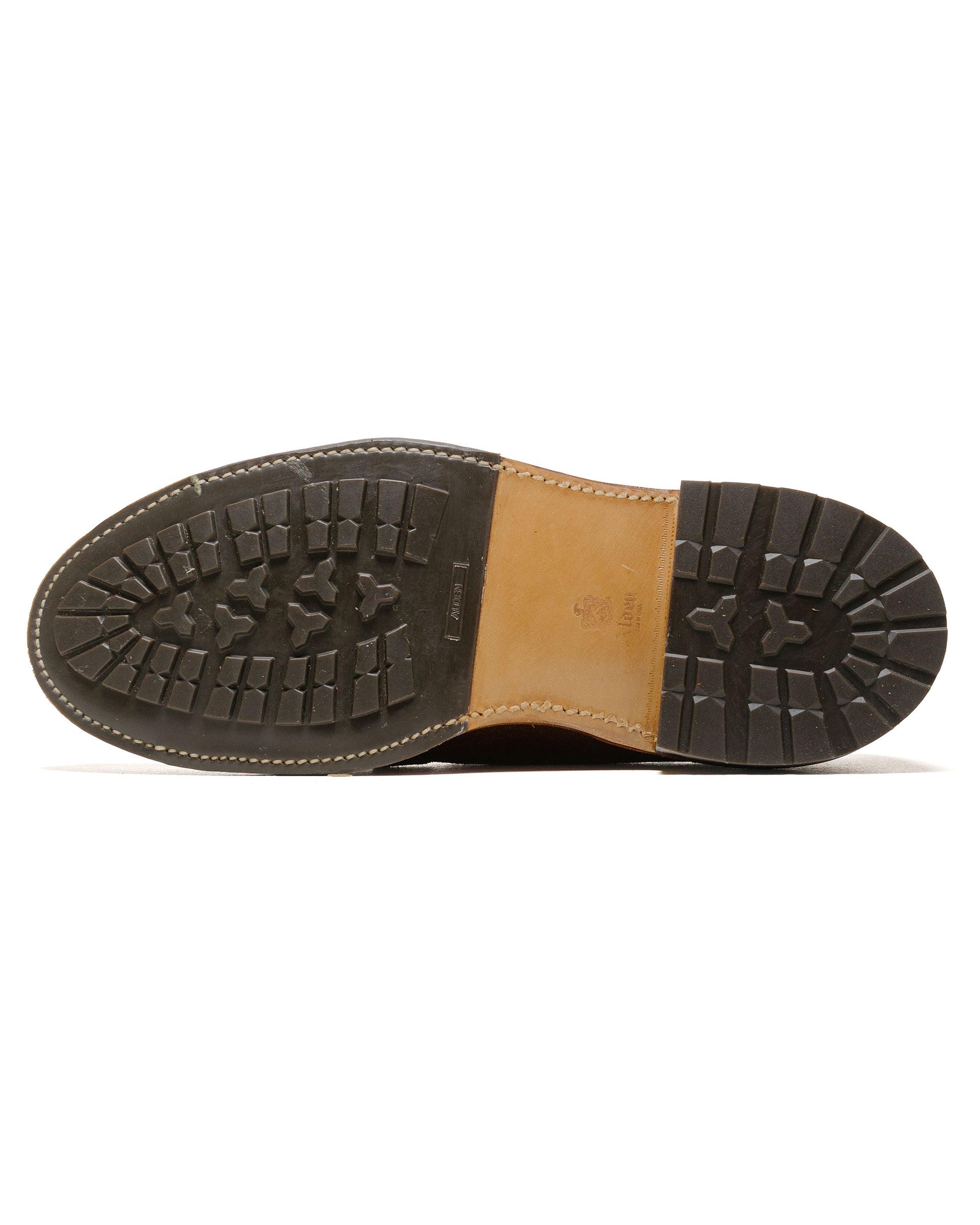 lost & found Alden Alden Plain Toe Blucher Reverse Tobacco Chamois 9474C
