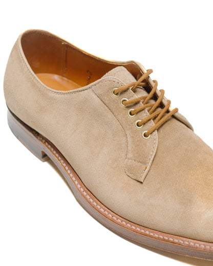 lost & found Alden Alden Plain Toe Blucher Tan Suede G2401