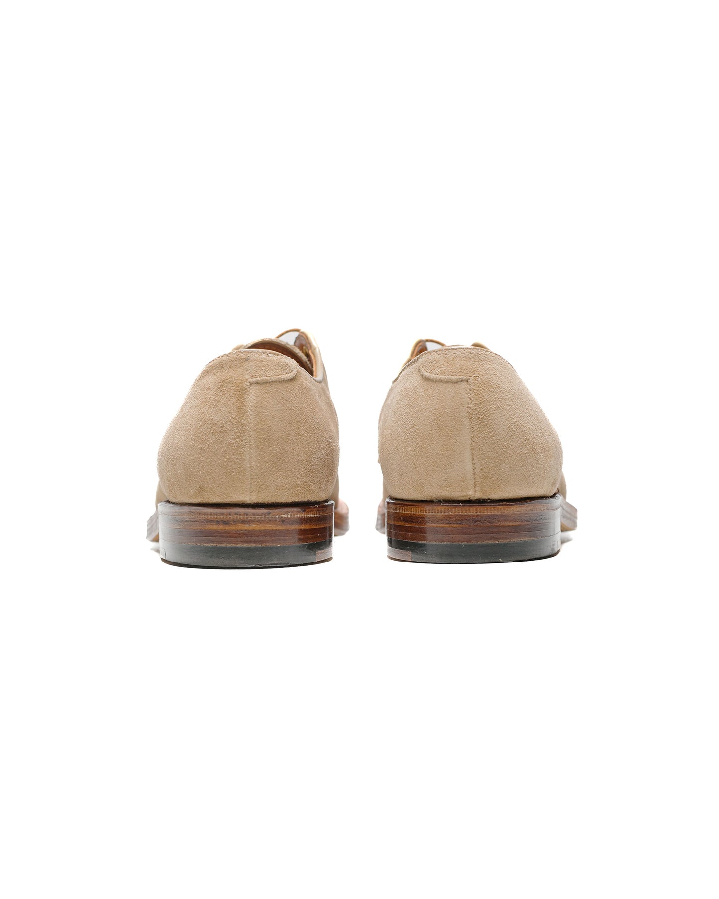 lost & found Alden Alden Plain Toe Blucher Tan Suede G2401