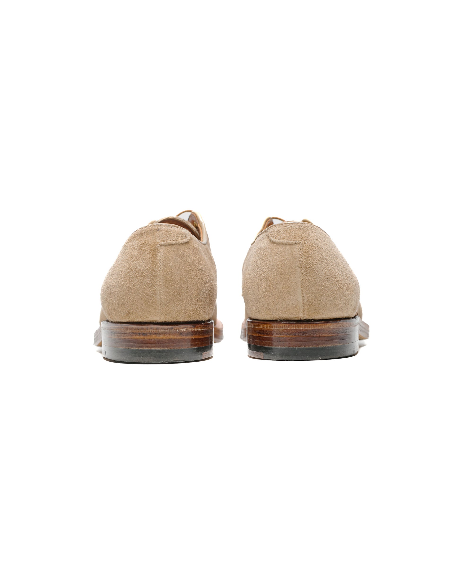 lost & found Alden Alden Plain Toe Blucher Tan Suede G2401