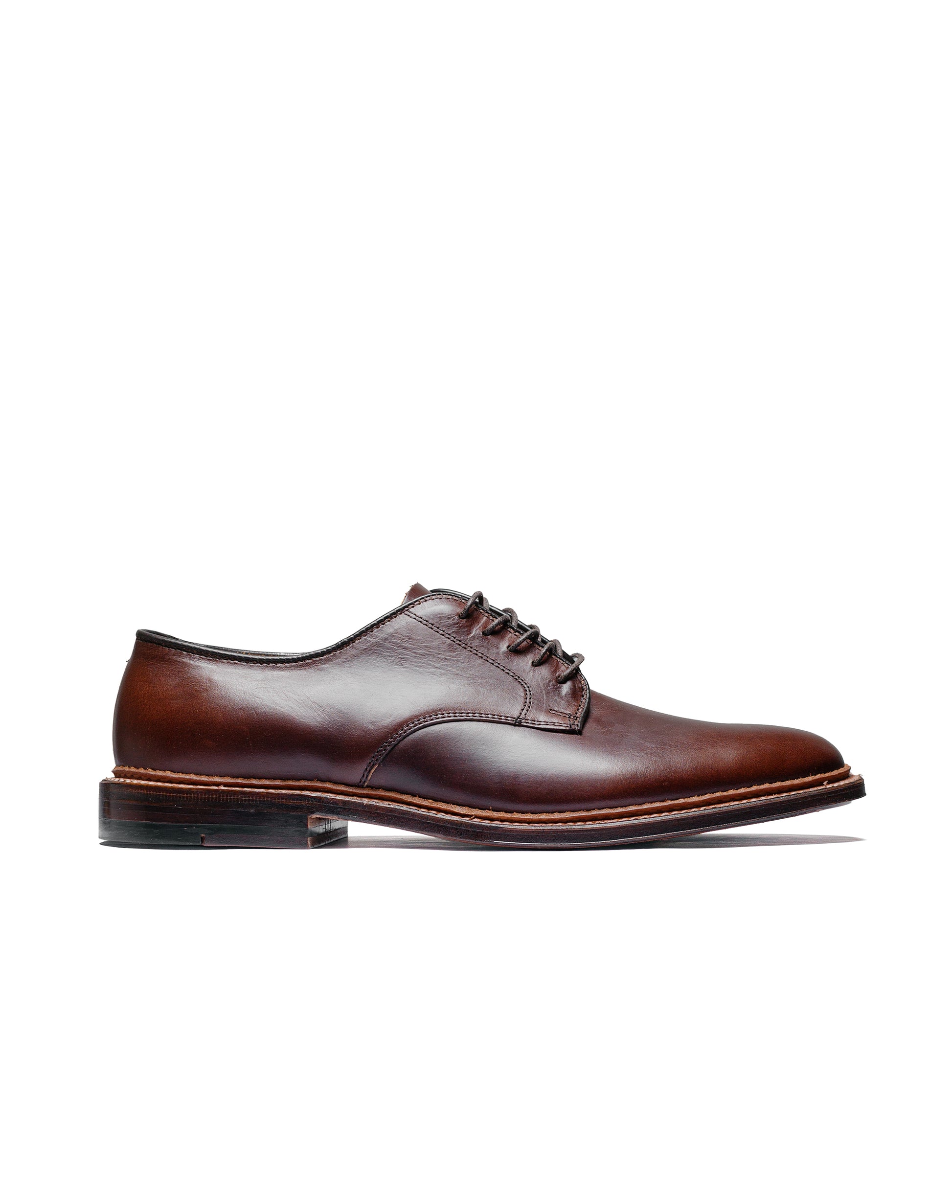 lost & found Alden Alden Plain Toe Blucher Unlined Brown Chromexcel 29364F