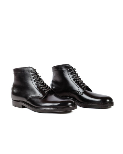 lost & found Alden Alden Plain Toe Boot Black Calfskin G2803