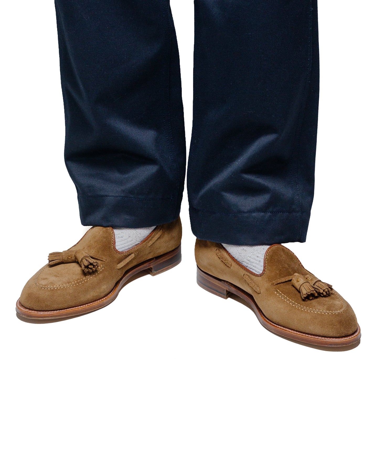 lost & found Alden Alden Tassel Loafer Snuff Suede 3403