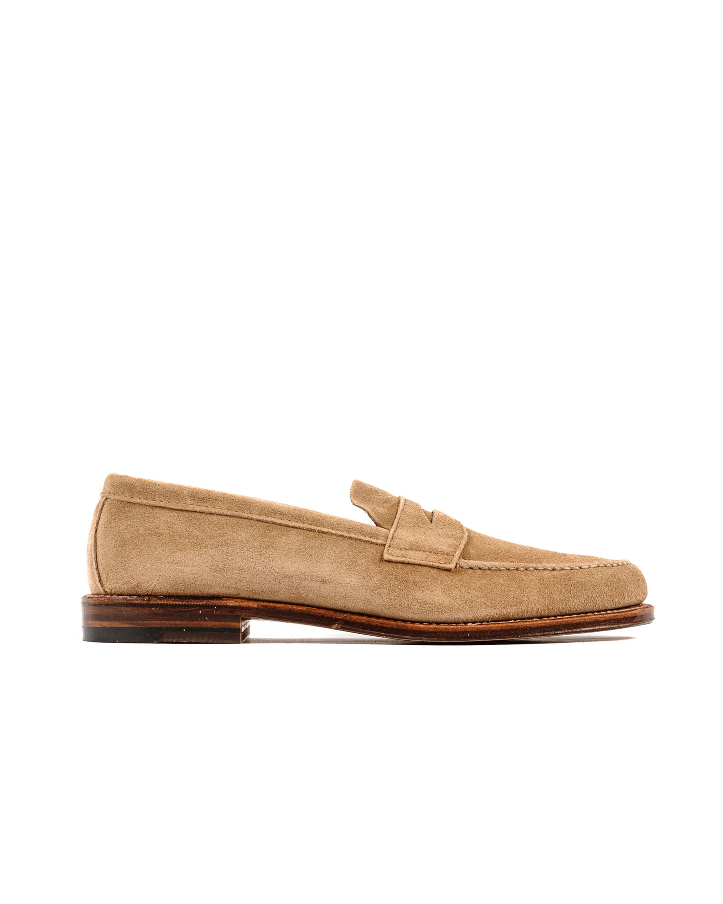 lost & found Alden Alden Unlined Leisure Handsewn Tan Suede 6244F