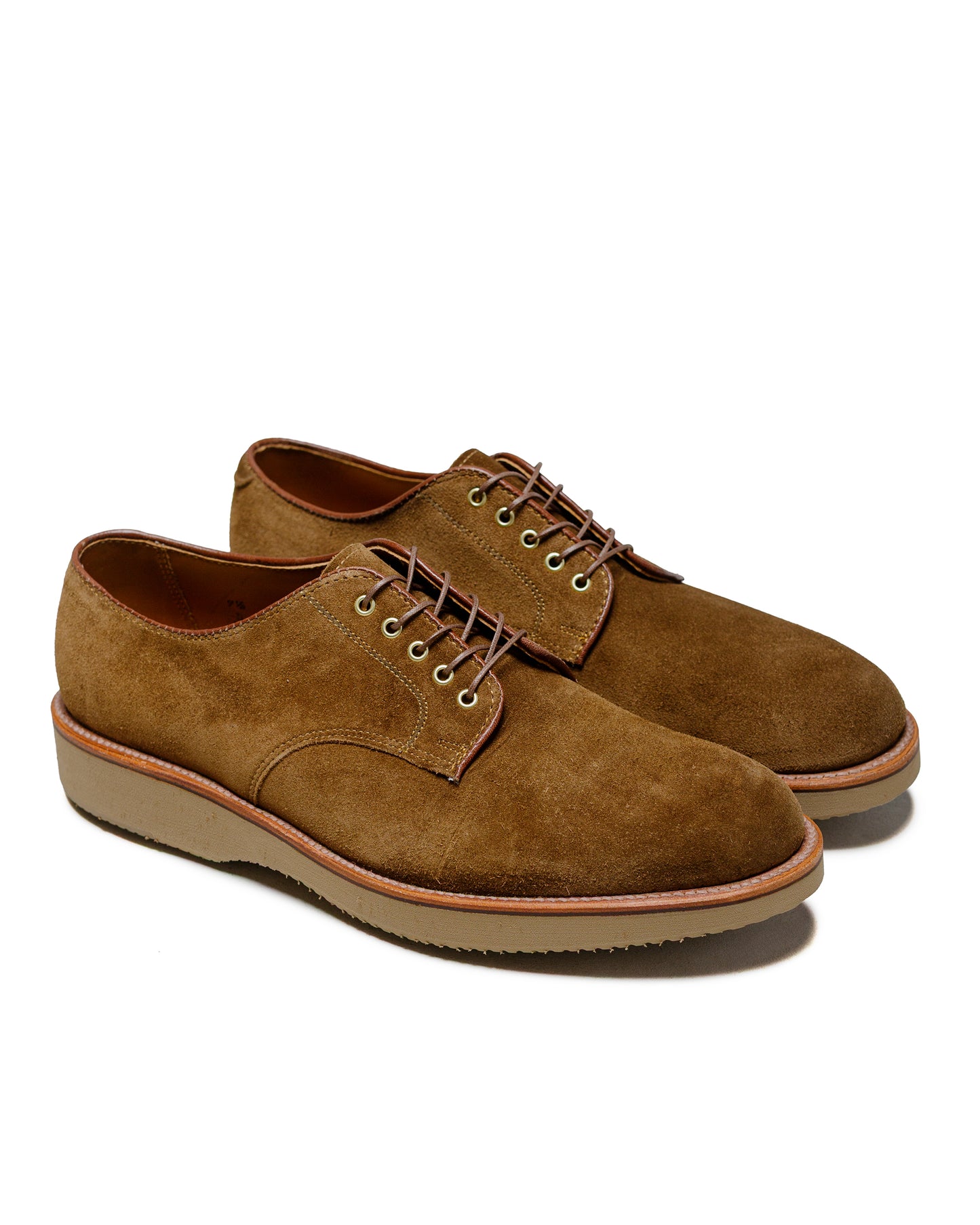 lost & found Alden Alden Wedge Blucher Snuff Suede G5403