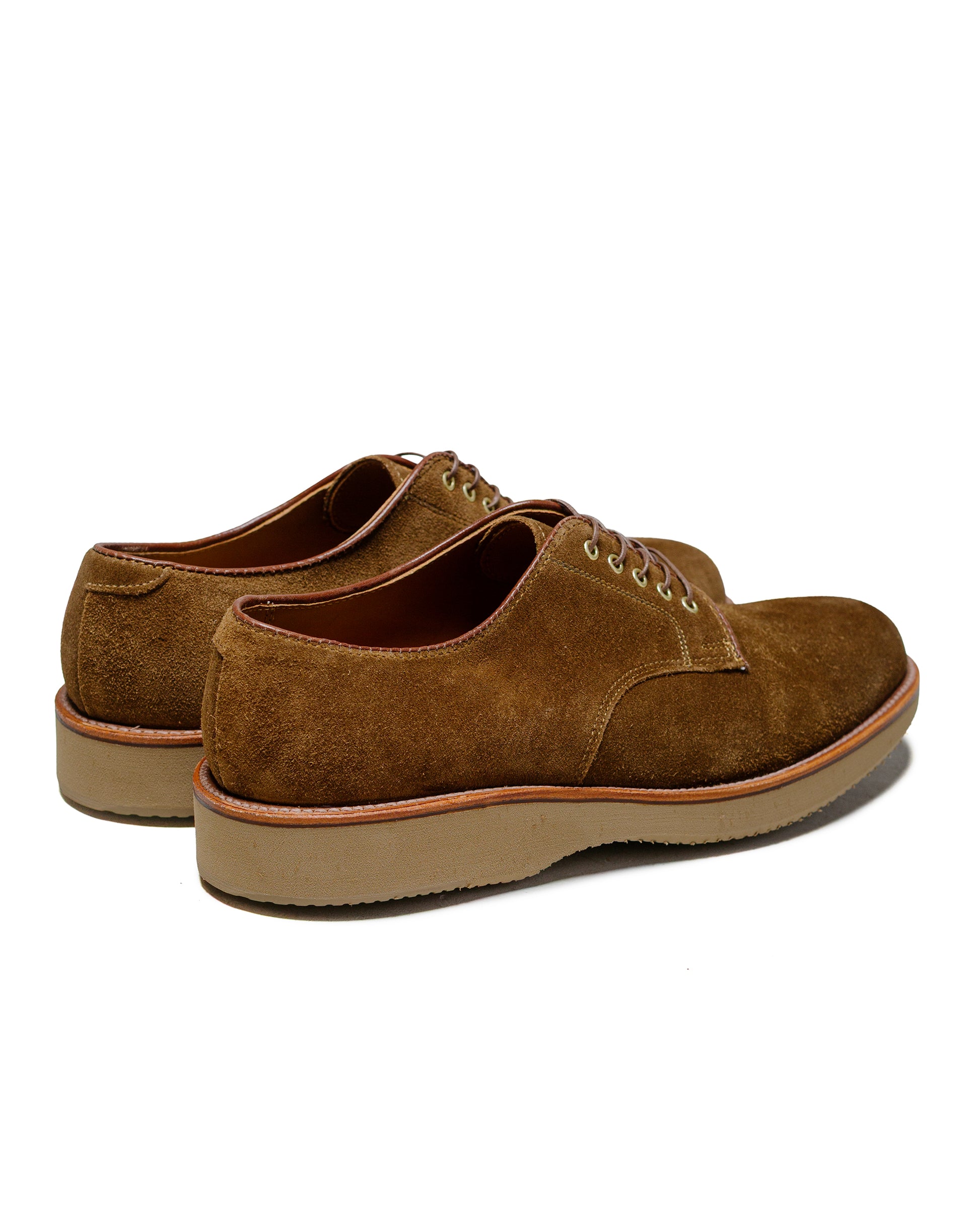 lost & found Alden Alden Wedge Blucher Snuff Suede G5403