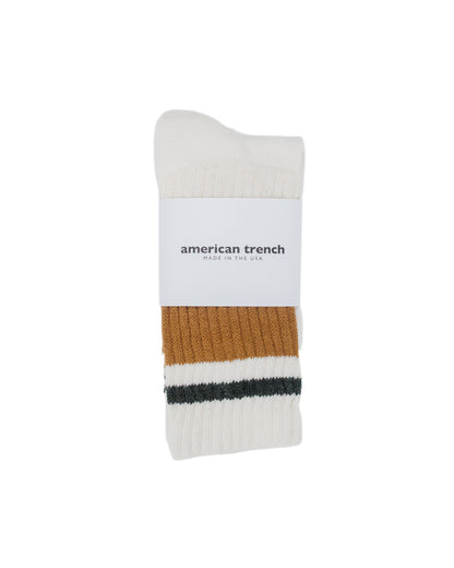 lost & found American Trench American Trench The Retro Stripe Brown/Charcoal