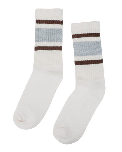 lost & found American Trench American Trench The Retro Stripe Grey Heather/Brown