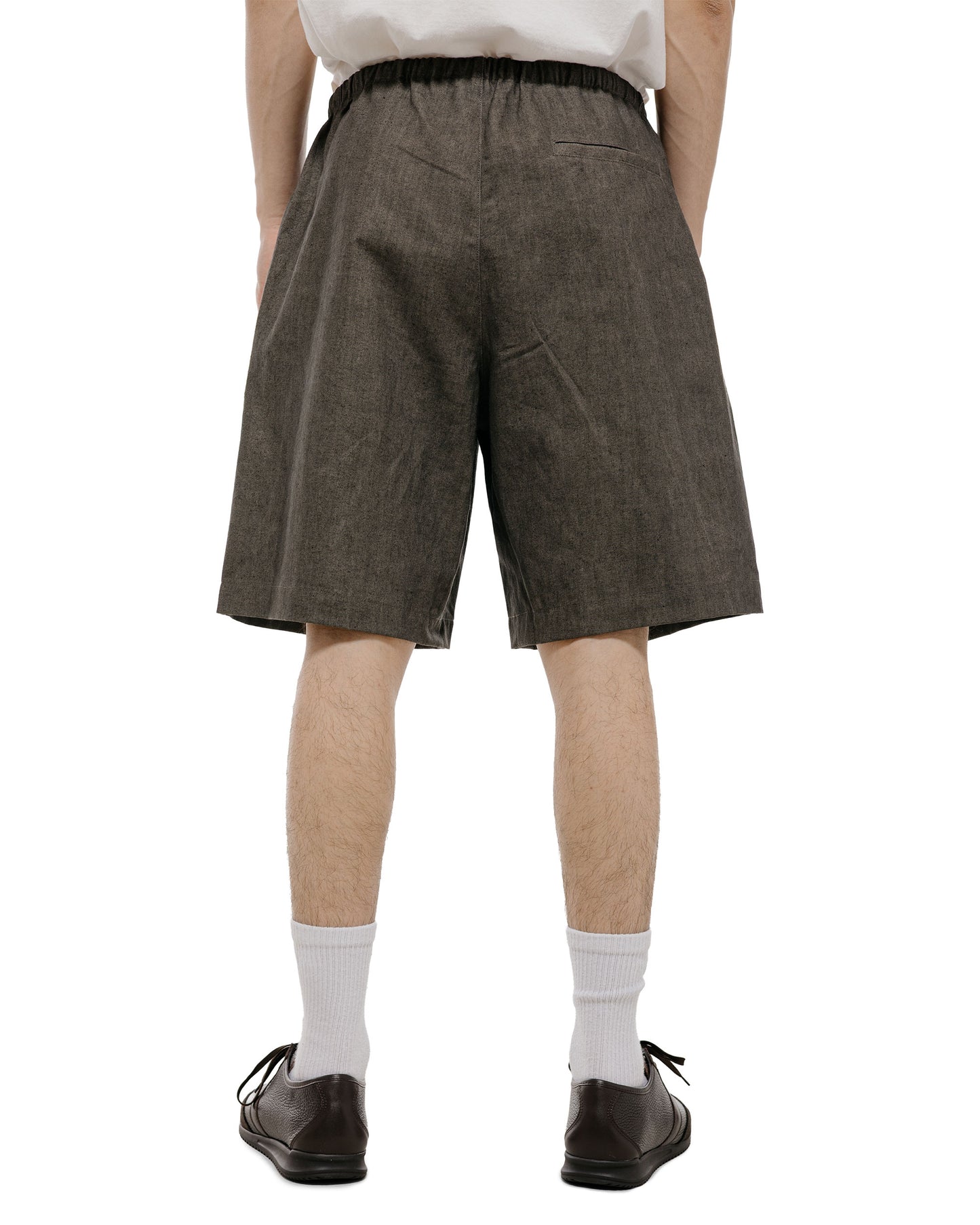 lost & found Amomento Amomento Linen Drawstring Shorts Brown