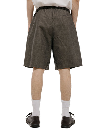 lost & found Amomento Amomento Linen Drawstring Shorts Brown
