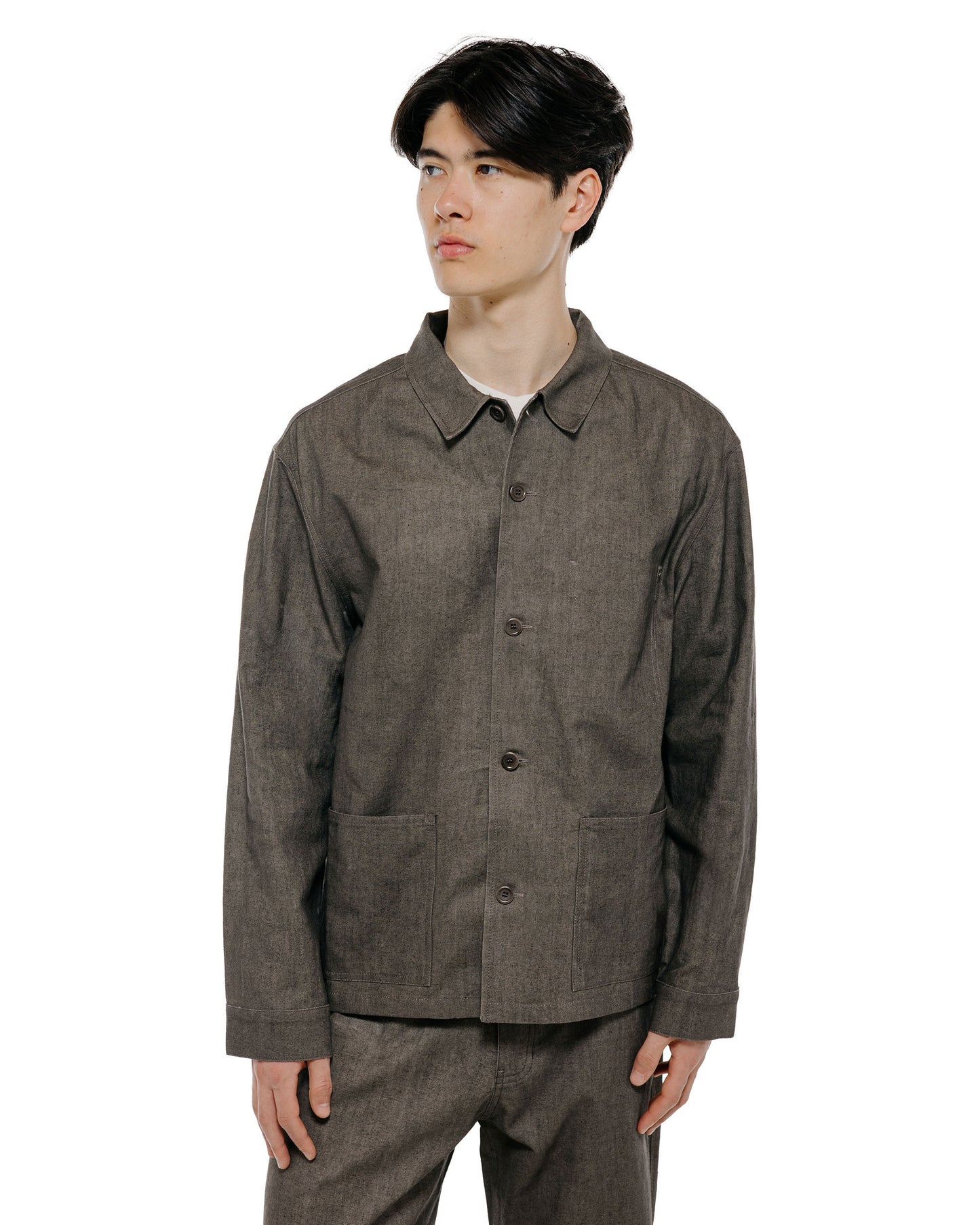 lost & found Amomento Amomento Linen Pocket Jacket Brown