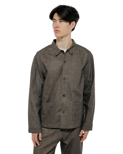 lost & found Amomento Amomento Linen Pocket Jacket Brown