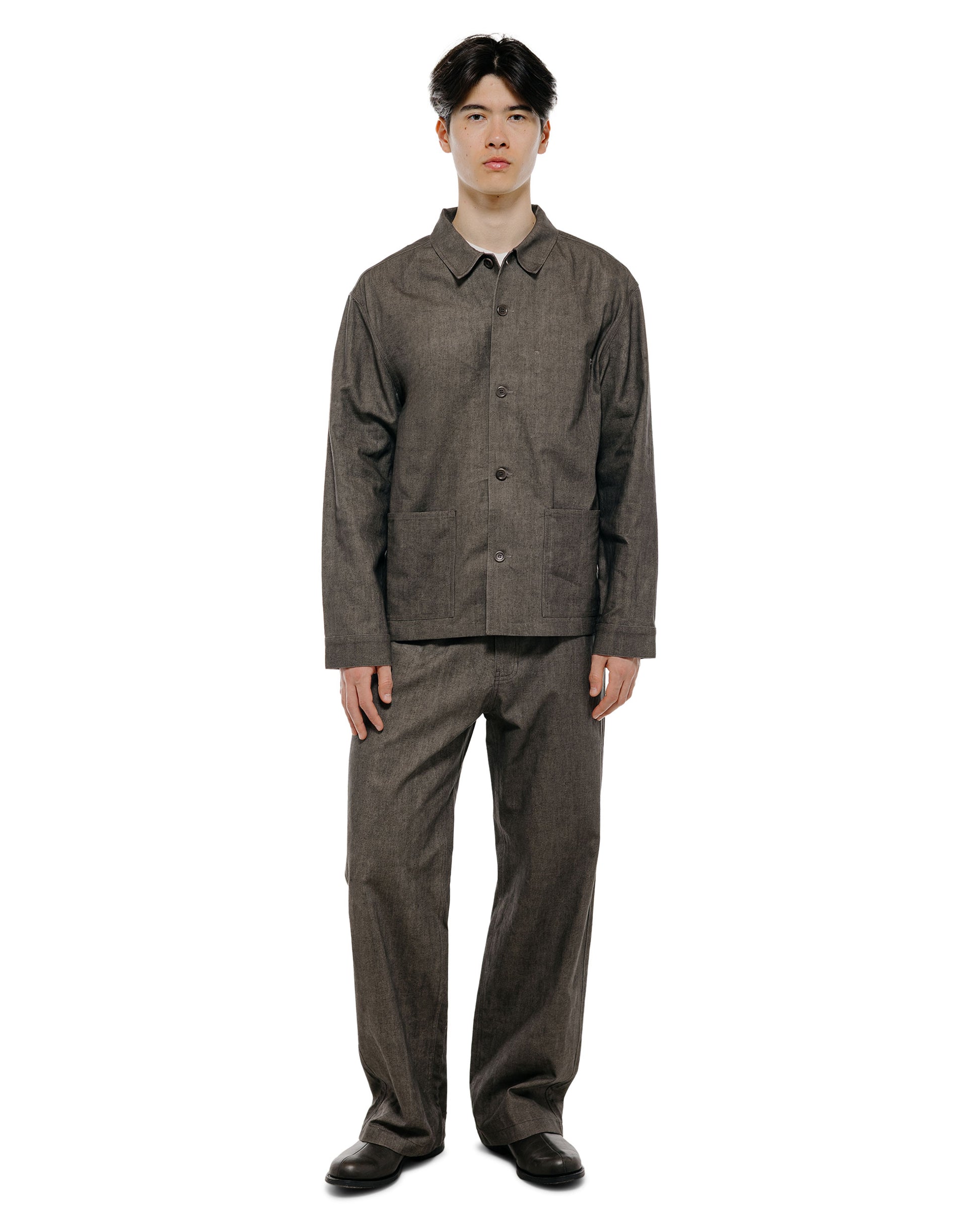 lost & found Amomento Amomento Linen Pocket Jacket Brown