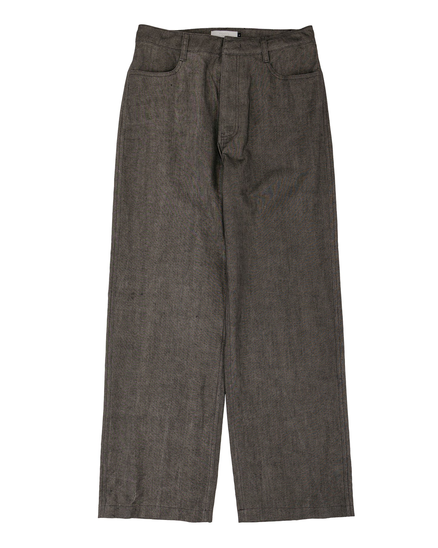 lost & found Amomento Amomento Linen Straight Pants Brown