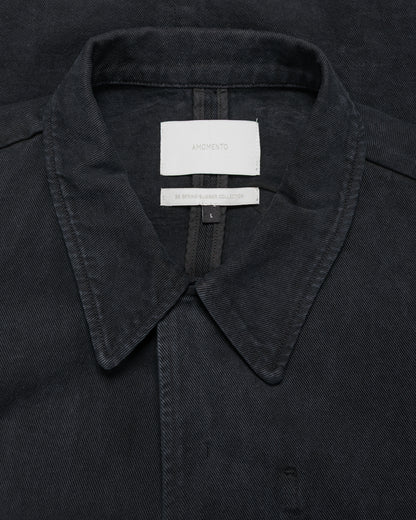 lost & found Amomento Amomento Garments Dyed Pocket Denim Jacket Black