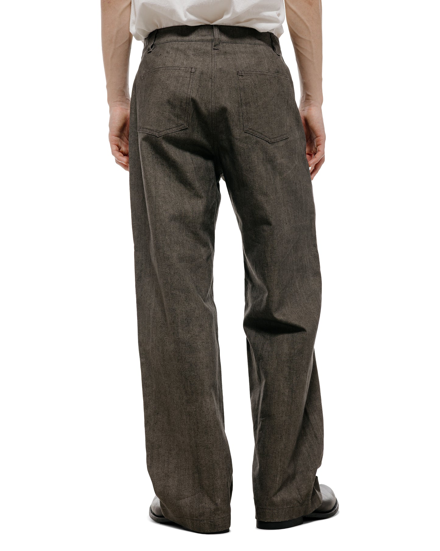 lost & found Amomento Amomento Linen Straight Pants Brown