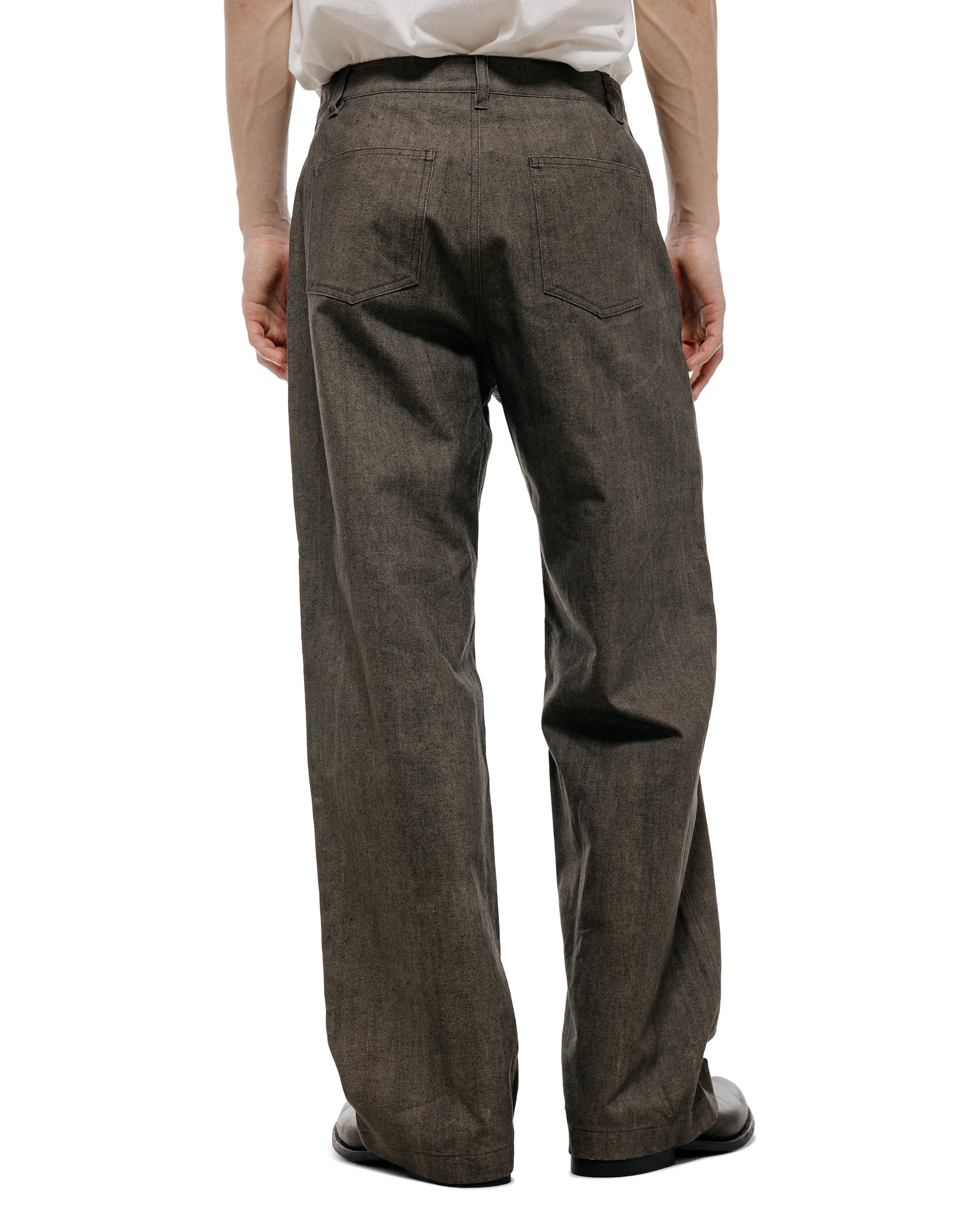 lost & found Amomento Amomento Linen Straight Pants Brown