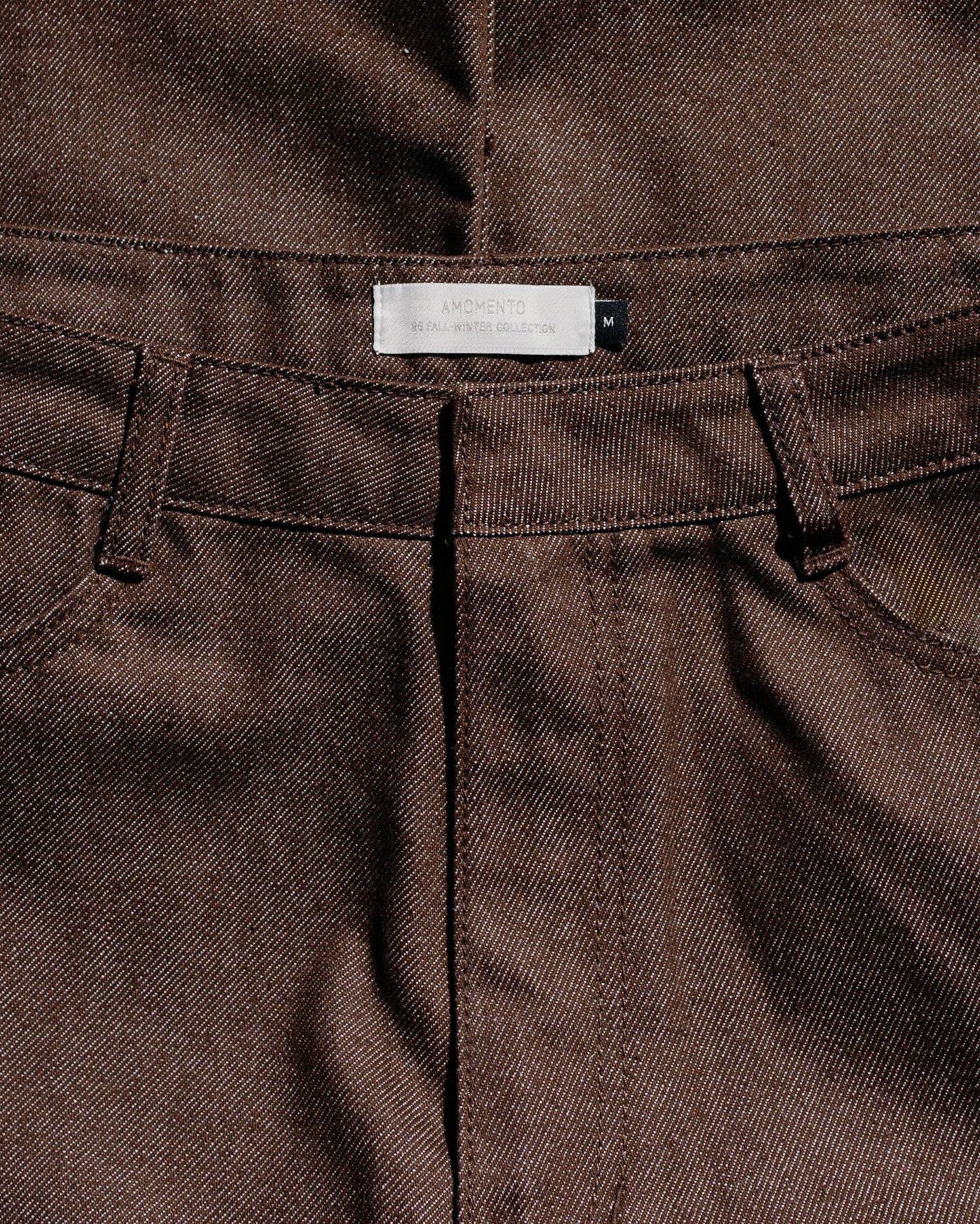 lost & found Amomento Amomento Men's Color Indigo Denim Brown
