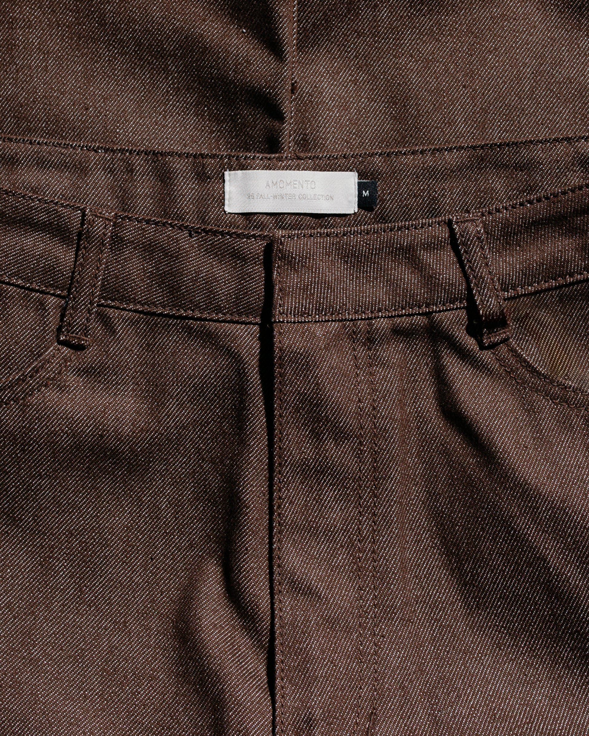 lost & found Amomento Amomento Men's Color Indigo Denim Brown