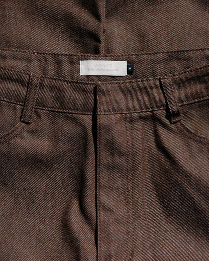 lost & found Amomento Amomento Men's Color Indigo Denim Brown