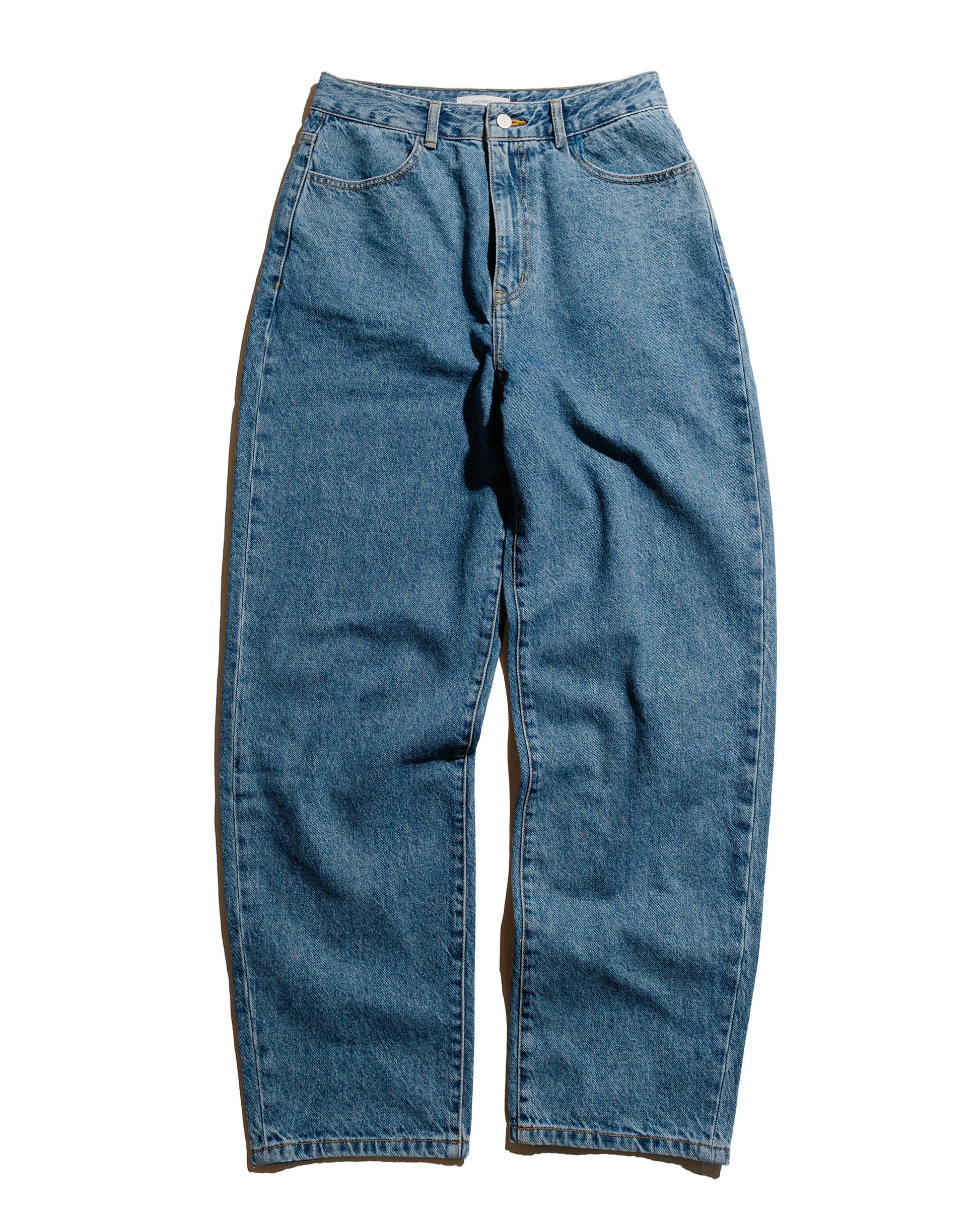 lost & found Amomento Amomento Men's Recycle Cotton Denim Mid Blue