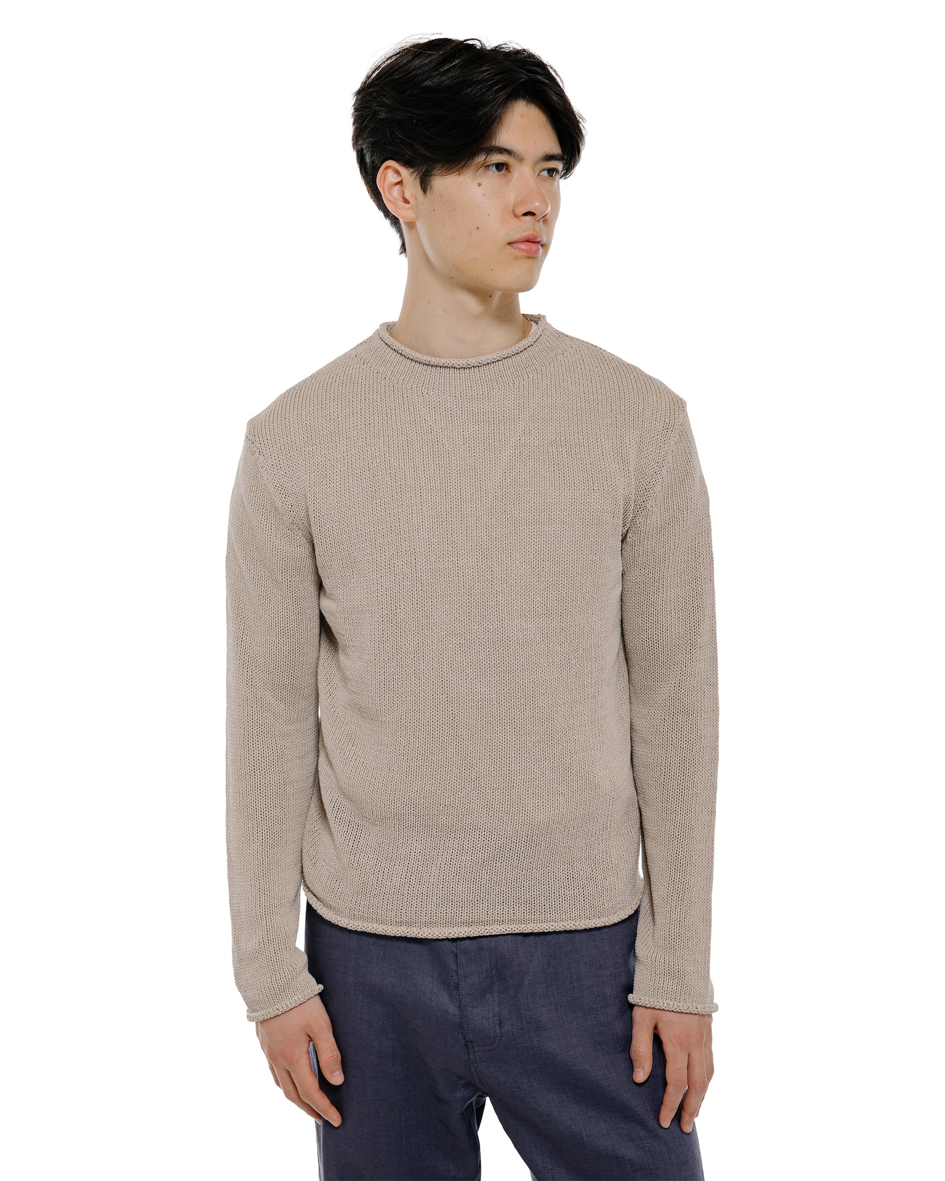 lost & found Amomento Amomento Paper Yarn Pullover Beige