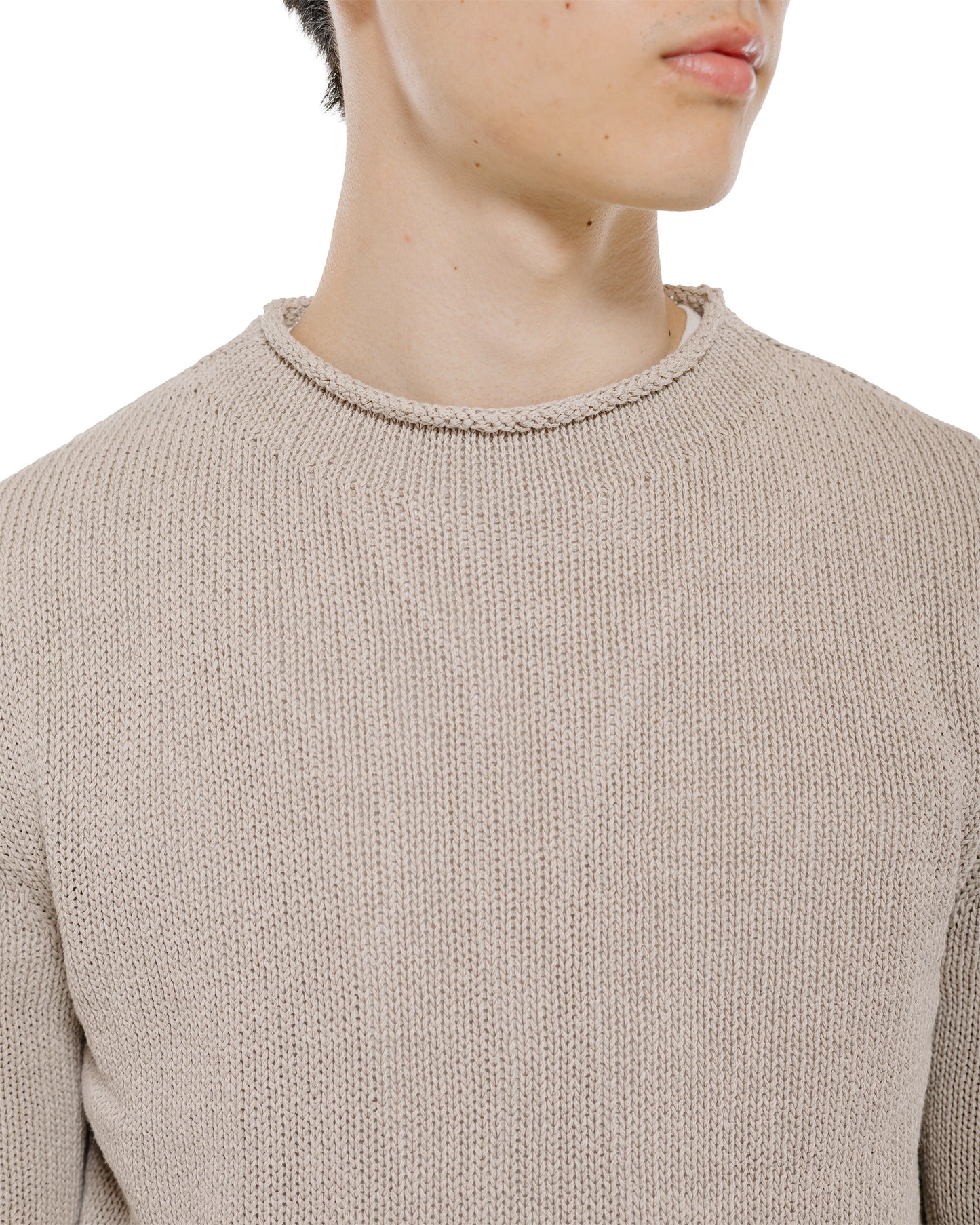 lost & found Amomento Amomento Paper Yarn Pullover Beige