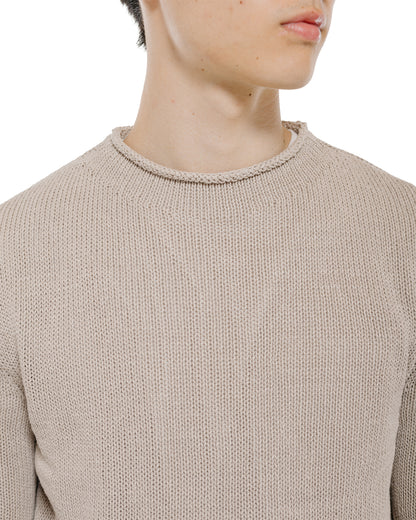lost & found Amomento Amomento Paper Yarn Pullover Beige