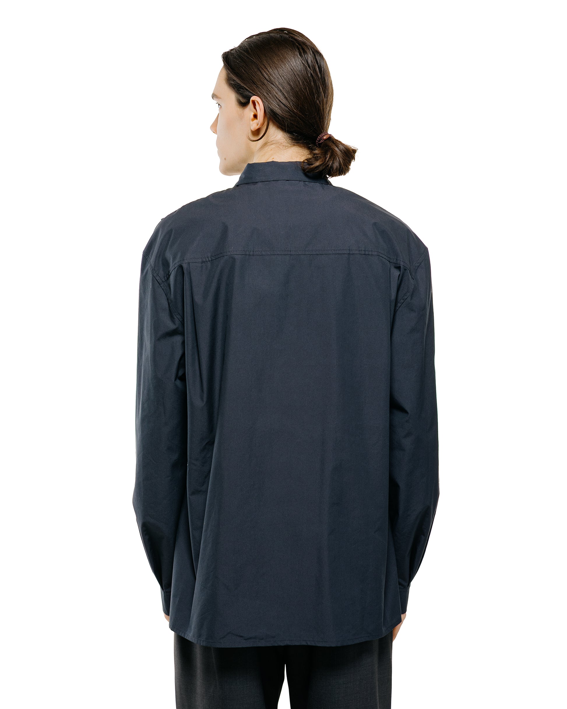 lost & found Amomento Amomento Pleated Shirt Navy