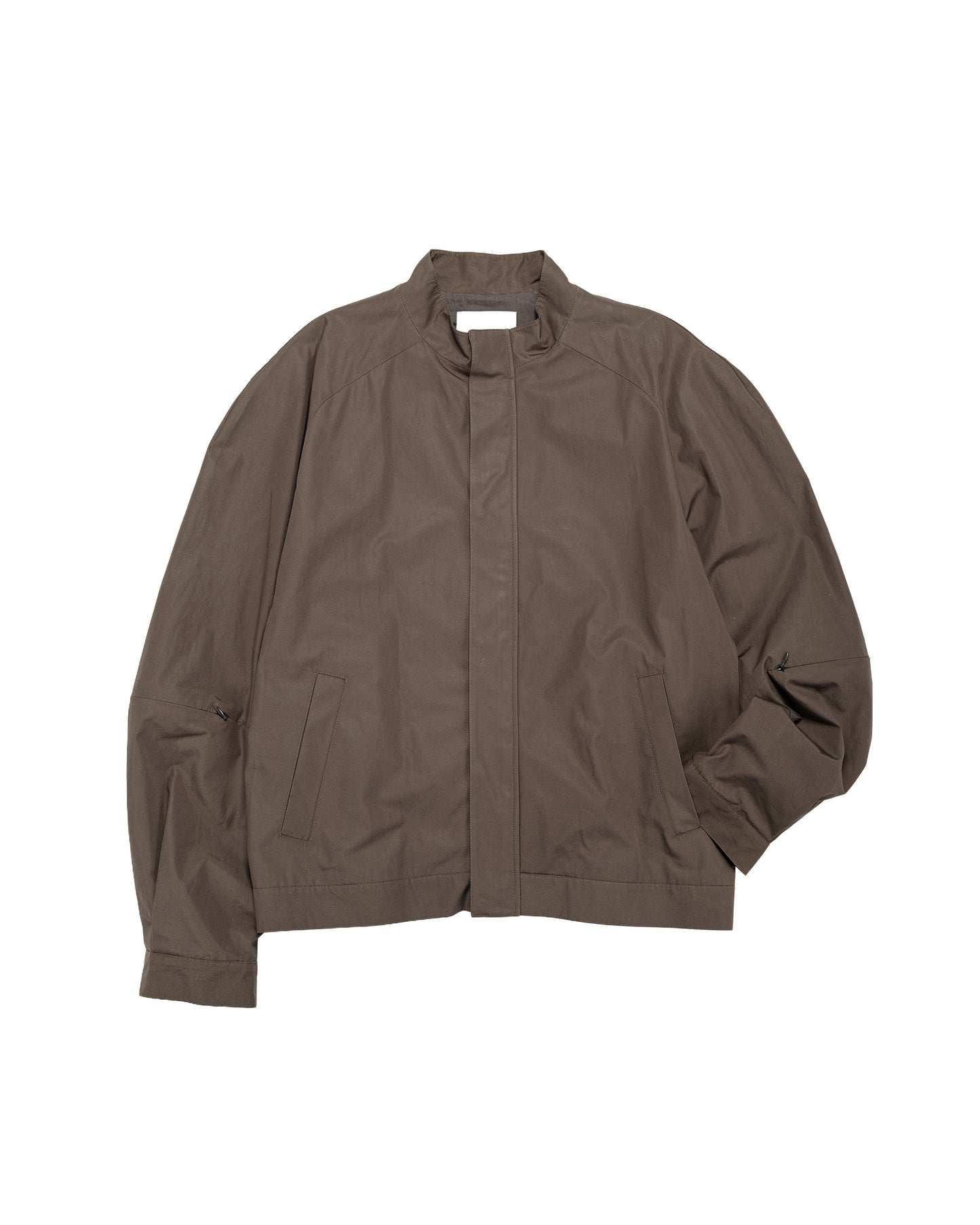 lost & found Amomento Amomento Raglan Cotton Zip Jumper Brown