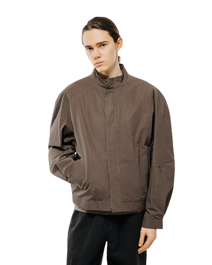 lost & found Amomento Amomento Raglan Cotton Zip Jumper Brown