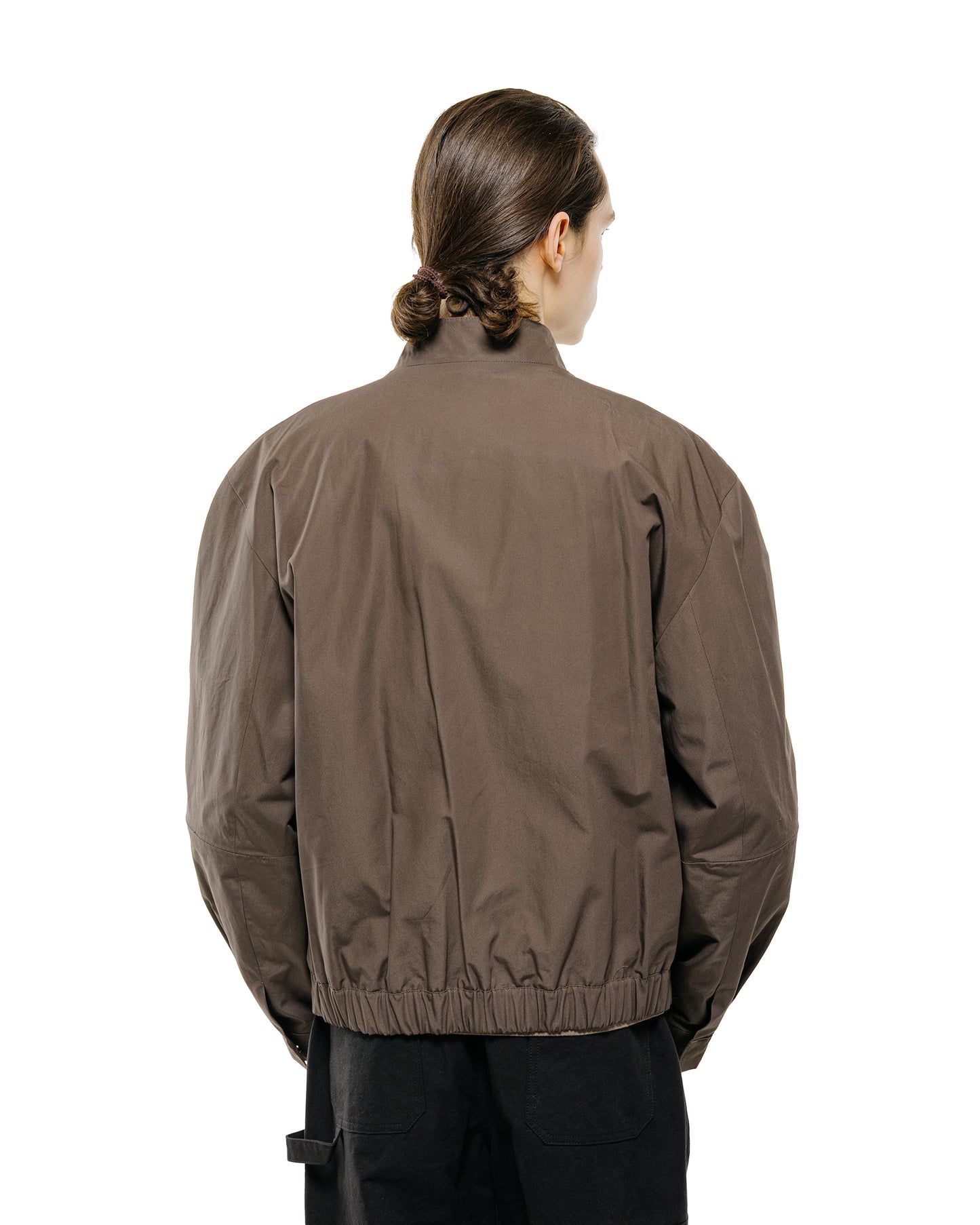 lost & found Amomento Amomento Raglan Cotton Zip Jumper Brown