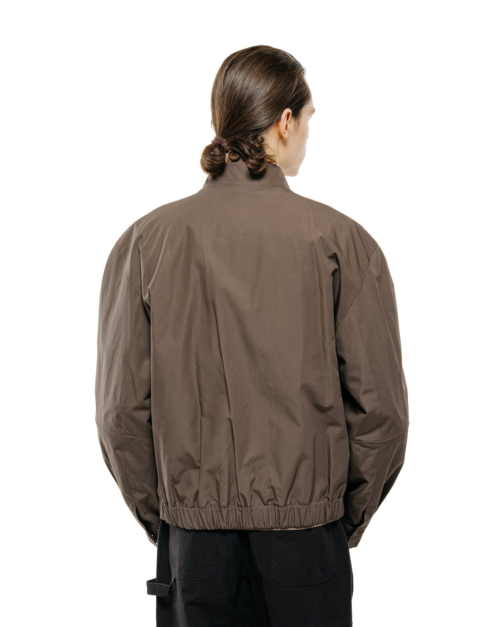 lost & found Amomento Amomento Raglan Cotton Zip Jumper Brown