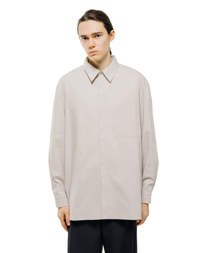 lost & found Amomento Amomento Square Pocket Oversized Shirt Beige