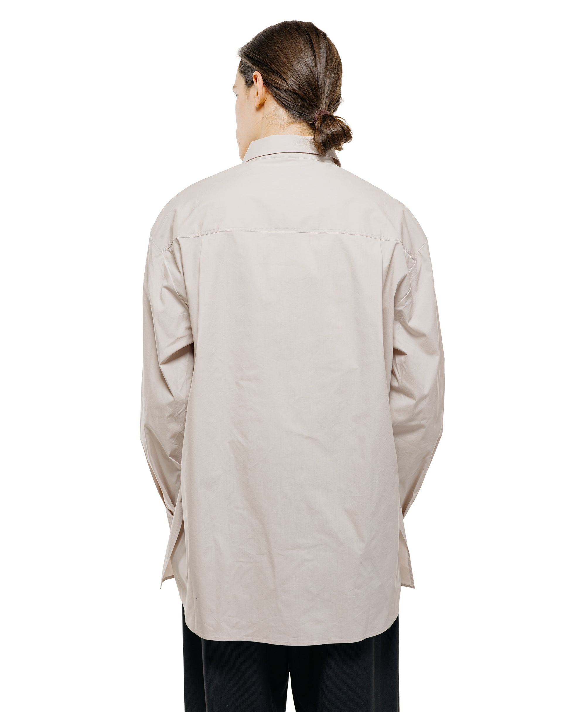 lost & found Amomento Amomento Square Pocket Oversized Shirt Beige