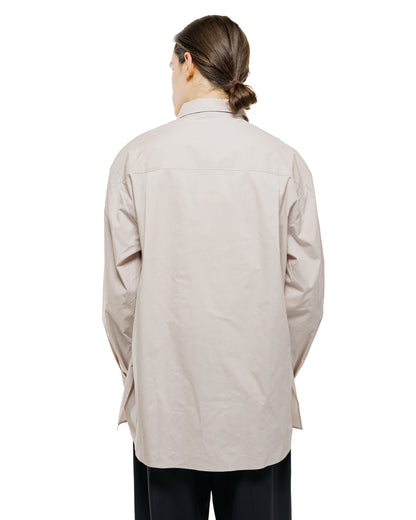 lost & found Amomento Amomento Square Pocket Oversized Shirt Beige
