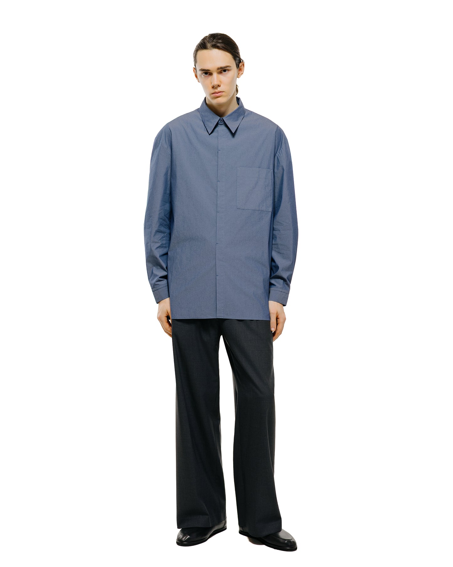 lost & found Amomento Amomento Square Pocket Oversized Shirt Indigo