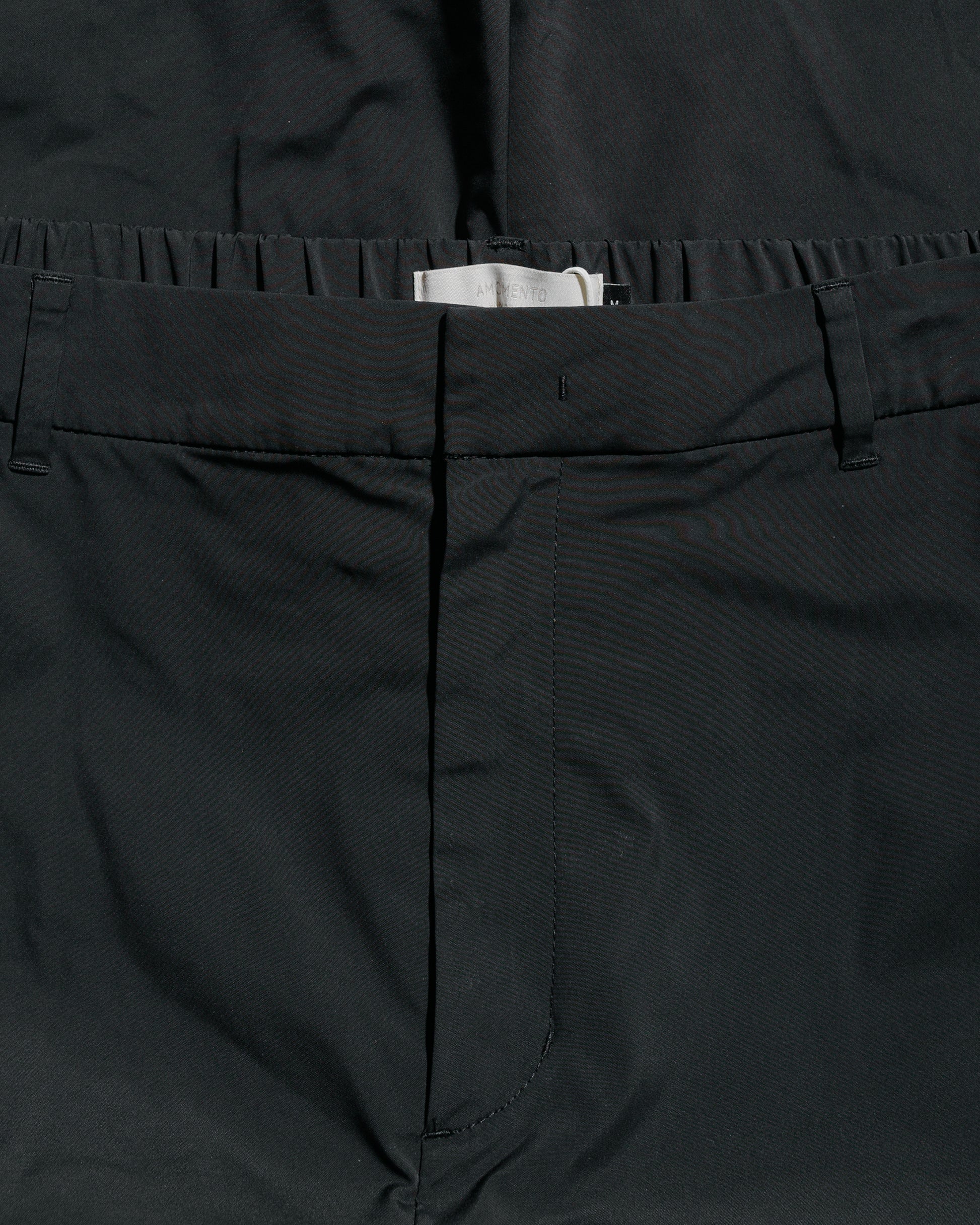 lost & found Amomento Amomento Taffeta Curved Leg Pants Black