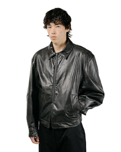 lost & found Amomento Amomento Vegan Leather Blouson Black
