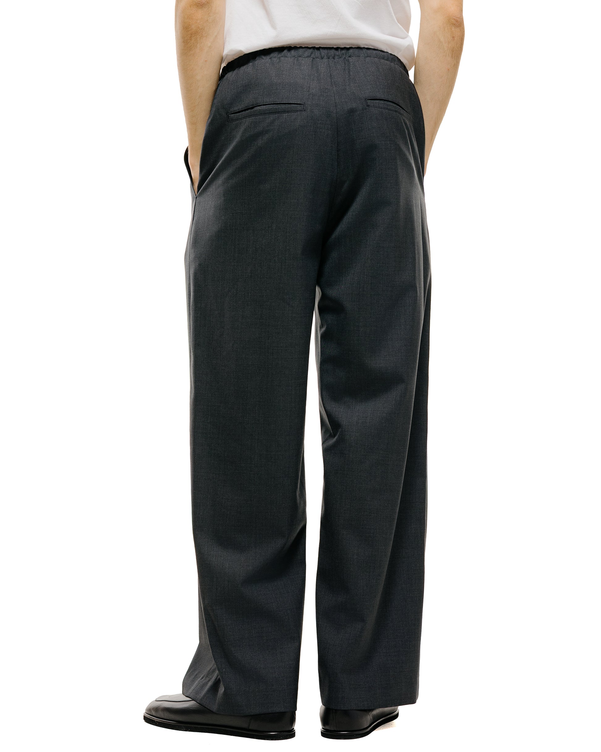 lost & found Amomento Amomento Wool Banding Pants Charcoal