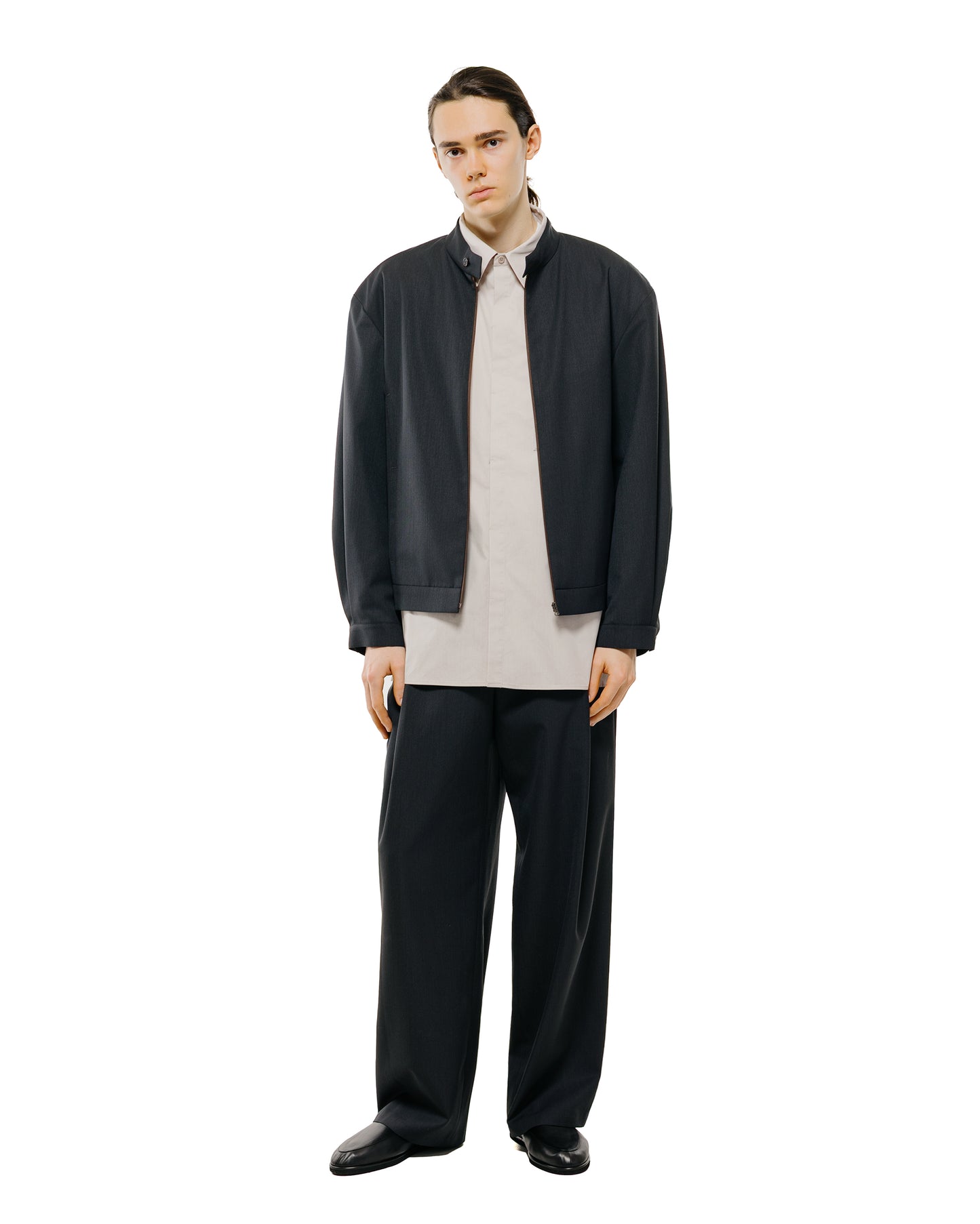 lost & found Amomento Amomento Wool Stripe Martine Pants Black