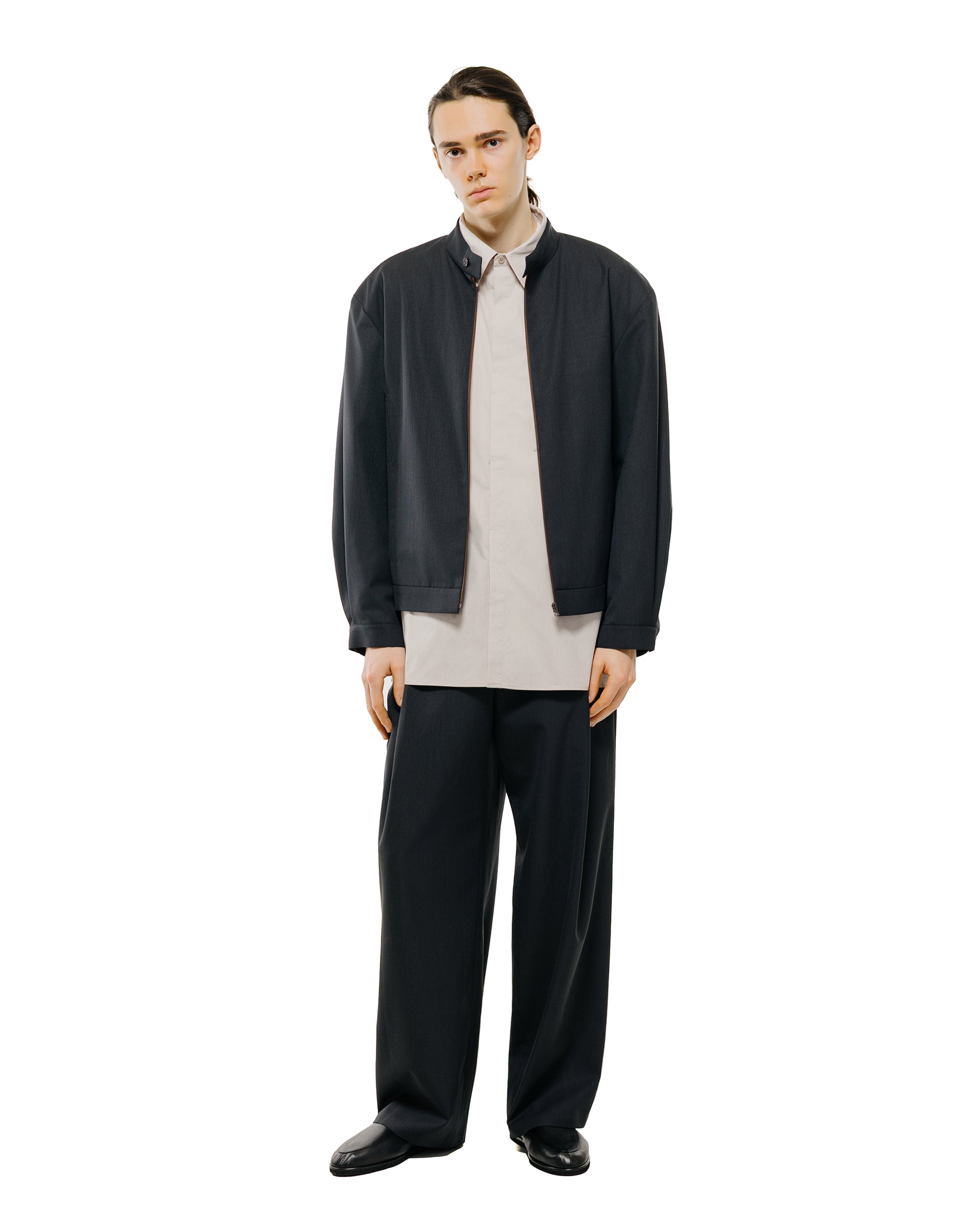 lost & found Amomento Amomento Wool Stripe Martine Pants Black