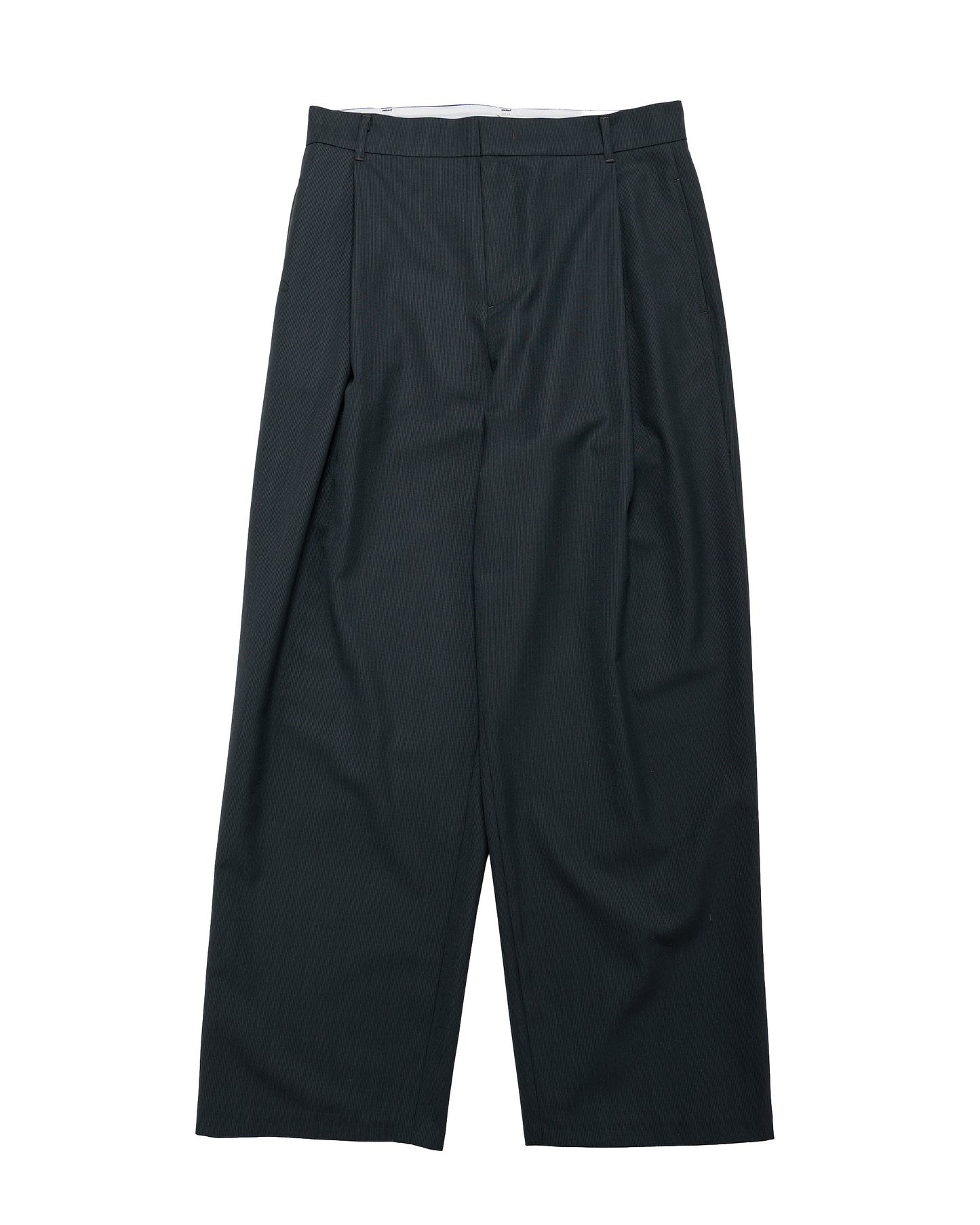 lost & found Amomento Amomento Wool Stripe Martine Pants Black